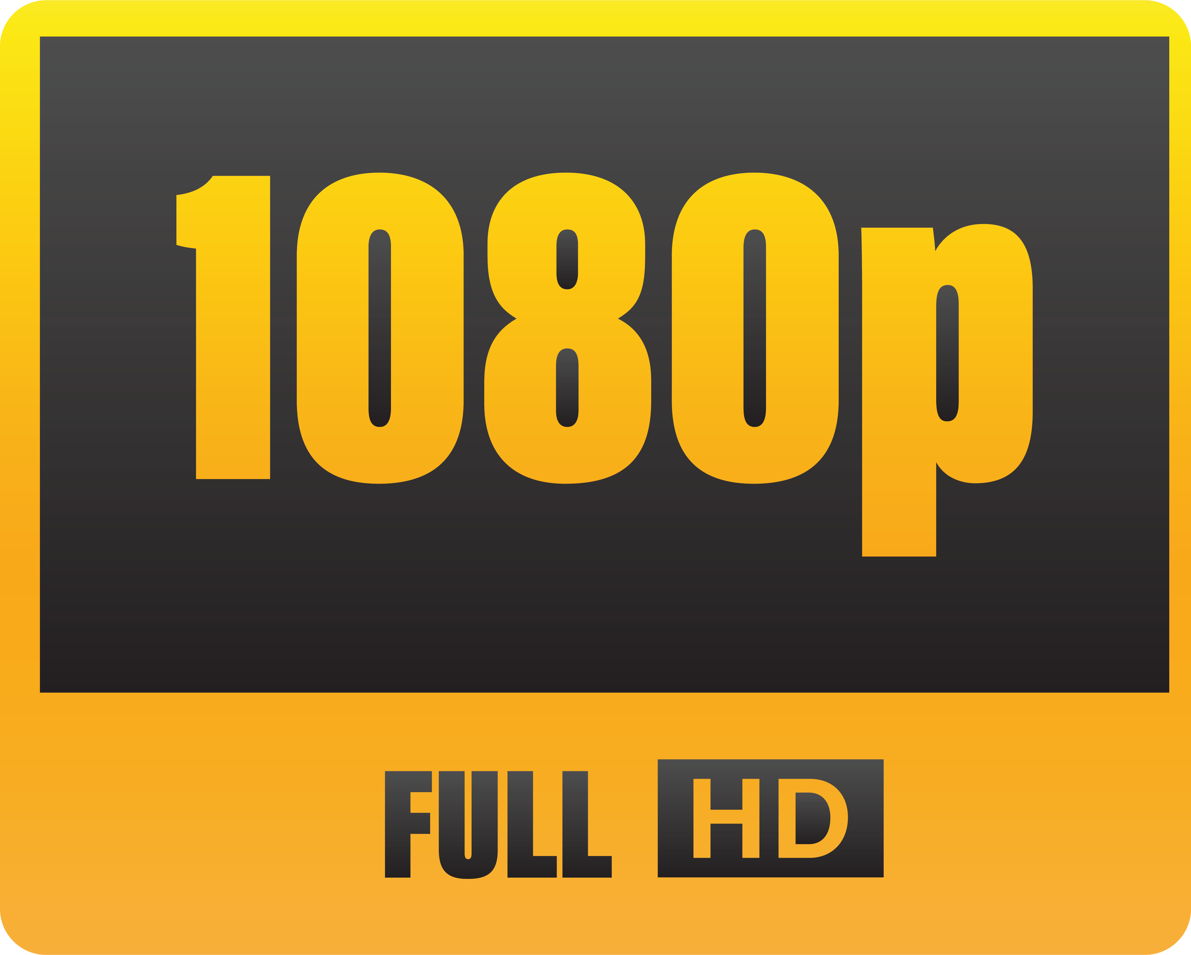 1080 HD Badge